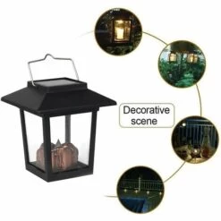 BARES Lanternes Solaires, 6 Pcs Suspendus Solaire Bougie Lanterne étanche LED Extérieur Jardin Lumière Vacillante Flamme Lampe 9 BARES Lanternes Solaires, 6 Pcs Suspendus Solaire Bougie Lanterne étanche LED Extérieur Jardin Lumière Vacillante Flamme Lampe -Luminaire solaire Soldes 2022 27954213 3