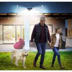 Triomphe Applique Murale Solaire Induction Du Corps Humain Double Tête Rotative Maison Cour Extérieure Réverbère étanche (78LED Carré -Luminaire solaire Soldes 2022 28367887 5