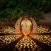 BRIDAY Lanterne Solaire Jardin Décoration Extérieur Étanche Luminaire Solaire Patio Décoratif Métal Lampe De Patio Pour Pelouse Patio Fête Décorations (A) -Luminaire solaire Soldes 2022 28492128 1