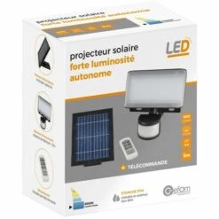 GEFOM Projecteur Led Solaire Avec Détecteur De Mouvement 11 GEFOM Projecteur Led Solaire Avec Détecteur De Mouvement -Luminaire solaire Soldes 2022 29229359 5