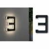 Eclairage Solaire Pour Numéro De Maison Paulmann 79844 LED Intégrée N/A Puissance: 0.20 W Blanc Chaud N/A -Luminaire solaire Soldes 2022 30197719 1
