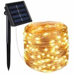 LUMI JARDIN Guirlande Lumineuse Solaire 400 Micro SKINNY SOLAR 400 Cuivre Cuivre 41,9M - Cuivre