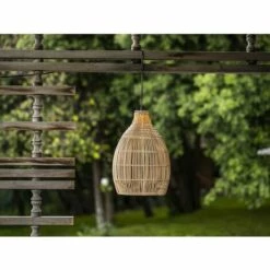 LUMISKY Suspension Solaire Bohème Naturel Style Vannerie Tressée LED Blanc Chaud HOLIDAY H 42 Cm - Beige 5 LUMISKY Suspension Solaire Bohème Naturel Style Vannerie Tressée LED Blanc Chaud HOLIDAY H 42 Cm - Beige -Luminaire solaire Soldes 2022 30347368 2