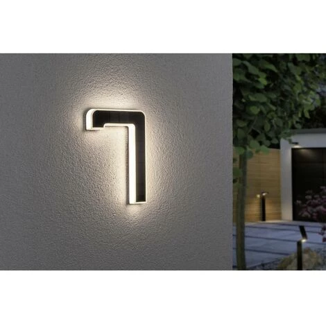 Eclairage Solaire Pour Numéro De Maison Paulmann 79848 LED Intégrée N/A Puissance: 0.20 W Blanc Chaud N/A 5 Eclairage Solaire Pour Numéro De Maison Paulmann 79848 LED Intégrée N/A Puissance: 0.20 W Blanc Chaud N/A – Image 3