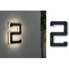 Eclairage Solaire Pour Numéro De Maison Paulmann 79843 LED Intégrée N/A Puissance: 0.20 W Blanc Chaud N/A -Luminaire solaire Soldes 2022 30543914 1