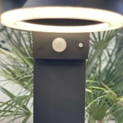 LUMIHOME Borne Led Extérieure Solaire Daytona Led 50 Cm - Noire - Convertible En Applique -Luminaire solaire Soldes 2022 30765243 4