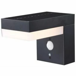 LUMIHOME Applique Led Extérieure Solaire Venus Noire Avec Détecteur - 3 Modes D'éclairage 75 à 600 Lumens - Garantie 5 Ans -Luminaire solaire Soldes 2022 30765248 3