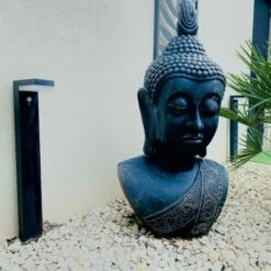 LUMIHOME Borne Led Solaire Venus Led 70 Cm - Noire - Avec Détecteur De Mouvement - 3 Modes D'éclairage 75 à 600 Lumens -Luminaire solaire Soldes 2022 30765261 3