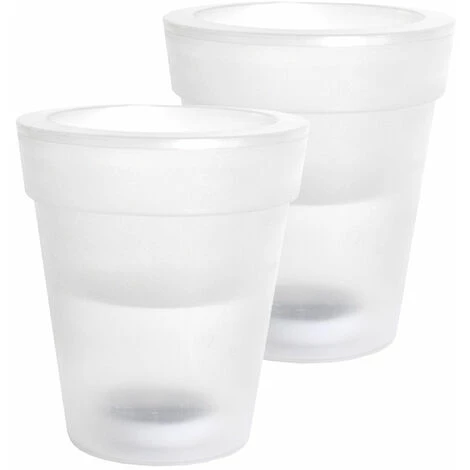 ETC-SHOP 2 X Lampe Solaire LED Pot à Fleurs Luminaire Extérieur Jardin Terrasse éclairage Décoration 3 ETC-SHOP 2 X Lampe Solaire LED Pot à Fleurs Luminaire Extérieur Jardin Terrasse éclairage Décoration