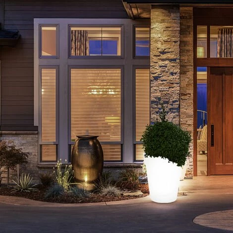 ETC-SHOP 2 X Lampe Solaire LED Pot à Fleurs Luminaire Extérieur Jardin Terrasse éclairage Décoration 6 ETC-SHOP 2 X Lampe Solaire LED Pot à Fleurs Luminaire Extérieur Jardin Terrasse éclairage Décoration – Image 4