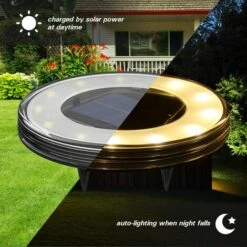 LONGZIMING LED Lampe Solaire Au Sol 4 Pack, 12 LEDs Eclairage Exterieur Solaire, Etanche IP68, Réverbère Lumières, Ensevelies Lumière Pour Chemin Jardin Terrace Cour Pelouse(Blanc Chaud) 8 LONGZIMING LED Lampe Solaire Au Sol 4 Pack, 12 LEDs Eclairage Exterieur Solaire, Etanche IP68, Réverbère Lumières, Ensevelies Lumière Pour Chemin Jardin Terrace Cour Pelouse(Blanc Chaud) -Luminaire solaire Soldes 2022 31025282 2