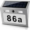 BRIDAY Numéro De Maison à éclairage Solaire Avec 7 LED, Numéro De Maison Solaire Lampe De Numéro De Maison Solaire Avec Interrupteur Crépusculaire Détecteur De Mouvement En Acier Inoxydable, Respectueux De L'environnement, Blanc 1 BRIDAY Numéro De Maison à éclairage Solaire Avec 7 LED, Numéro De Maison Solaire Lampe De Numéro De Maison Solaire Avec Interrupteur Crépusculaire Détecteur De Mouvement En Acier Inoxydable, Respectueux De L'environnement, Blanc -Luminaire solaire Soldes 2022 31571515 1