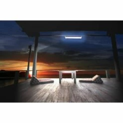 SUN AMEX Puissante Barre LED Solaire Multifonction - 1300lm Pour 25-35m² - Blanc -Luminaire solaire Soldes 2022 31639447 4