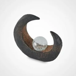 LINDBY Lampe Solaire 'Junah' - Gris Foncé, Transparent -Luminaire solaire Soldes 2022 32169592 3