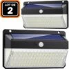 EUROPALAMP LOTE DE 2 PROYECTORES SOLARES DETECTOR DE MOVIMIENTO 228 UDS. LED 2000 LÚMENES -Luminaire solaire Soldes 2022 32340095 1