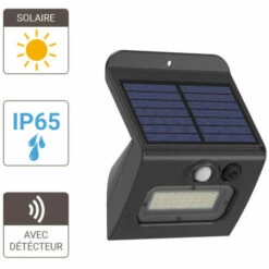 XANLITE - Applique Solaire IP65 Blanc Froid Détecteur De Mouvement 8h D'autonomie - APS250D -Luminaire solaire Soldes 2022 32340648 3