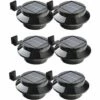 DEVENIRRICHE Lot De 6 Lampes LED à énergie Solaire Pour Gouttière, Clôture, Toit, Gouttière, Jardin, Cour, Mur, Noir 2 DEVENIRRICHE Lot De 6 Lampes LED à énergie Solaire Pour Gouttière, Clôture, Toit, Gouttière, Jardin, Cour, Mur, Noir -Luminaire solaire Soldes 2022 32495625 1