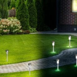 B.K.Licht Set De 12 Lampes Solaires LED Pour L'extérieur I Ø55 Mm I IP44 I Allumage/extinction Automatique I Lampe De Jardin I Lampe Jardin Avec Piquet I Lampe Solaire -Luminaire solaire Soldes 2022 32500097 3
