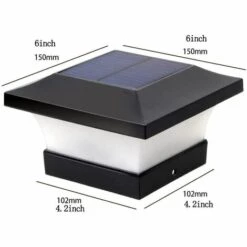 Kueatily Poteau Solaire Lampes Solaires, Poteau Solaire Poteau Solaire Lampe Pilier Solaire Lampe Colonne Extérieure étanche Lampe Solaire LED Pour Poteaux En Bois, Terrasse, Patio, Cl?ture 9 Kueatily Poteau Solaire Lampes Solaires, Poteau Solaire Poteau Solaire Lampe Pilier Solaire Lampe Colonne Extérieure étanche Lampe Solaire LED Pour Poteaux En Bois, Terrasse, Patio, Cl?ture -Luminaire solaire Soldes 2022 32635454 3