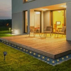 B.K.Licht Set De 2 Bandes LED Pour L'extérieur I 2x 12 M I 8 Modes D'éclairage I IP44 I 2x120 LEDs I Blanc Chaud I Détecteur De Crépuscule 11 B.K.Licht Set De 2 Bandes LED Pour L'extérieur I 2x 12 M I 8 Modes D'éclairage I IP44 I 2x120 LEDs I Blanc Chaud I Détecteur De Crépuscule -Luminaire solaire Soldes 2022 32683810 5