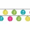 Guirlande Lanternes Chinoises 20 LEDs Multicolore - Jardideco -Luminaire solaire Soldes 2022 3270794 1