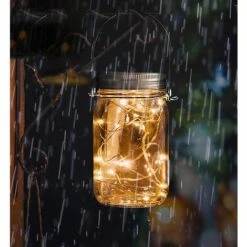 Triomphe Lampe Solaire Lampes Solaires Pour Bouteilles Mason Lights Lampes De Jardin Extérieures Lampes Suspendues Pour Bouteilles Lumières De Bocal En Verre Appliques Murales Lampes De Rue LED 20 Perles De Lampe, Lumière Chaude -Luminaire solaire Soldes 2022 32998351 3