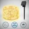 B.K.Licht Chaîne Lumineuse Solaire D'extérieur I 24 Mètres I 8 Modes D'éclairage I IP44 I 240 LED Blanc Chaud I Capteur Crépusculaire -Luminaire solaire Soldes 2022 33271105 1