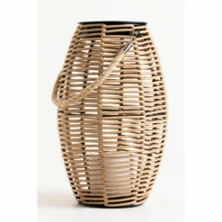 Lampe LED Solaire D'extérieur Vanir SKLUM Rotin PE - Marron Naturel -Luminaire solaire Soldes 2022 33531254 3