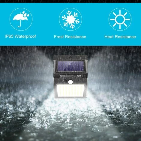 Lampes Solaires LITZEE Pour Extérieur Avec Détecteur De Mouvement, ,haute Qualité 100LED-1000Lumen? Lumière Solaire Extérieure 1200mAh Applique Murale étanche Solaire Led Détecteur De Mouvement Solaire Extérieur Lumière Solaire Pour Jardin-4 Pièces 4 Lampes Solaires LITZEE Pour Extérieur Avec Détecteur De Mouvement, ,haute Qualité 100LED-1000Lumen? Lumière Solaire Extérieure 1200mAh Applique Murale étanche Solaire Led Détecteur De Mouvement Solaire Extérieur Lumière Solaire Pour Jardin-4 Pièces – Image 2