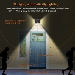 Lampes Solaires LITZEE Pour Extérieur Avec Détecteur De Mouvement, ,haute Qualité 100LED-1000Lumen? Lumière Solaire Extérieure 1200mAh Applique Murale étanche Solaire Led Détecteur De Mouvement Solaire Extérieur Lumière Solaire Pour Jardin-2 Pièces 11 Lampes Solaires LITZEE Pour Extérieur Avec Détecteur De Mouvement, ,haute Qualité 100LED-1000Lumen? Lumière Solaire Extérieure 1200mAh Applique Murale étanche Solaire Led Détecteur De Mouvement Solaire Extérieur Lumière Solaire Pour Jardin-2 Pièces -Luminaire solaire Soldes 2022 33912912 5