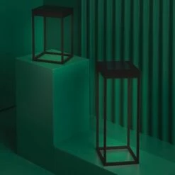 FARO BARCELONA KASP Lampe Balise Portable Noire H30 -Luminaire solaire Soldes 2022 34041369 3