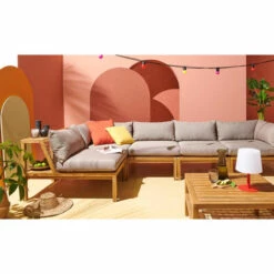 OVIALA Guirlande Guinguette Plastique Noir 10m - Noir -Luminaire solaire Soldes 2022 34115637 3