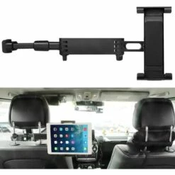 ABCRITAL Appuie-Tête De Voiture De Support De Tablette, Support D'Appui-Tête De Voiture Extensible Universel Compatible Avec 4,7-12,9 Pouces -Luminaire solaire Soldes 2022 34149383 3