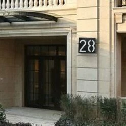 ASUPERMALL Lumiere Solaire De Numero De Maison, Lumiere De Numero De Maison Led, Applique Murale Solaire De Controle De La Lumiere, Numero 1 -Luminaire solaire Soldes 2022 34205166 4