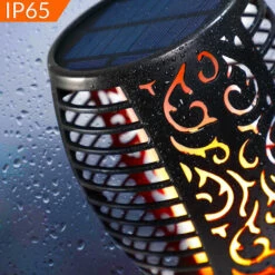 MONZANA Lampes Extérieur Solaires Led Avec / Sans USB Effet Flamme Lampes Solaires Jardin Extérieur 2 Pcs Set (en) -Luminaire solaire Soldes 2022 34540176 5