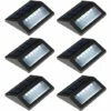 BRIDAY Lot De 6 éclairages Solaires Pour Terrasse Extérieure, éclairage De Marche Solaire à LED étanche Pour Passerelles Murales De Clôture De Patio, Blanc Lumière Du Jour 1 BRIDAY Lot De 6 éclairages Solaires Pour Terrasse Extérieure, éclairage De Marche Solaire à LED étanche Pour Passerelles Murales De Clôture De Patio, Blanc Lumière Du Jour -Luminaire solaire Soldes 2022 34726525 1