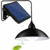 BRIDAY Lumières Extérieures Intérieures, 12 LED (équivalent à Une Luminosité Incandescente De 50 W) Lampe Suspendue Solaire à Télécommande étanche Pour Gazebo, Jardin, Garage, Cour, Patio, Pelouse, Balcon -Luminaire solaire Soldes 2022 35561182 1
