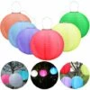 ILoveMilan 6 Pièces De Lanternes Solaires 12" Lanternes Solaires Chinoises LED Lampe Lanterne Suspendue Étanche Lanterne Solaire Multicolore Peint Pour Décoration Jardin Maison -Luminaire solaire Soldes 2022 35782335 1