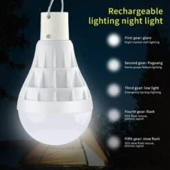 Kueatily Solaire Alimenté Ampoule Led, 12W Lampe Urgence Solaire Rechargeable Avec Télécommande Pour Extérieur, Randonnée, Camping, Tente De Pêche 10 Kueatily Solaire Alimenté Ampoule Led, 12W Lampe Urgence Solaire Rechargeable Avec Télécommande Pour Extérieur, Randonnée, Camping, Tente De Pêche -Luminaire solaire Soldes 2022 37231383 4