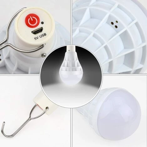 Kueatily Solaire Alimenté Ampoule Led, 12W Lampe Urgence Solaire Rechargeable Avec Télécommande Pour Extérieur, Randonnée, Camping, Tente De Pêche 7 Kueatily Solaire Alimenté Ampoule Led, 12W Lampe Urgence Solaire Rechargeable Avec Télécommande Pour Extérieur, Randonnée, Camping, Tente De Pêche â Image 5