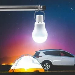 TRIOMPHE Solaire Alimenté Ampoule Led Portable USB Charge Lantern Lampe Spotlight Intérieur Bureau Cuisine Lecture Avec Panneau Solaire Pour Randonnée En Plein Air Camping Tente Pêche Éclairage -Luminaire solaire Soldes 2022 37785014 4