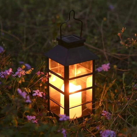 BARES Lanternes Solaires Avec Effet De Lumière Lampe Solaire Pour Extérieur à Suspendre Dans Le Jardin 4 BARES Lanternes Solaires Avec Effet De Lumière Lampe Solaire Pour Extérieur à Suspendre Dans Le Jardin – Image 2