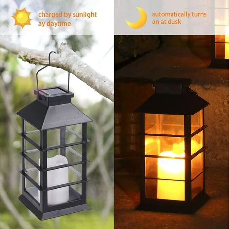 BARES Lanternes Solaires Avec Effet De Lumière Lampe Solaire Pour Extérieur à Suspendre Dans Le Jardin 6 BARES Lanternes Solaires Avec Effet De Lumière Lampe Solaire Pour Extérieur à Suspendre Dans Le Jardin – Image 4
