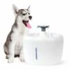ZHUOXUAN Fontaine à Eau Pour Chat, Fontaine Chat 2.5L, Distributeur Eau Pour Chat Chien Avec Filtre à Charbon Actif, Fontaine Silencieuse Avec Plateau En Acier Inoxydable, Veilleuse à LED -Luminaire solaire Soldes 2022 39437638 1
