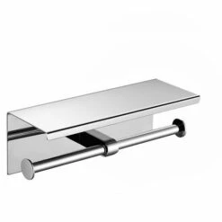 ZHUOXUAN Porte Papier Toilette, Support Papier Toilette Mural, 304 Acier Inoxydable Porte Rouleau Toilette, Rangement Polyvalent Avec Fonction Crochet WC étanche Sans Poinçonnage, Argent（1pcs） -Luminaire solaire Soldes 2022 39437655 5