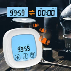 ZHUOXUAN Thermomètre à Viande Numérique Pour Cuisson Au Four, Barbecue, Gril Avec 1 Sondes Et Une Minuterie -Luminaire solaire Soldes 2022 39437656 4