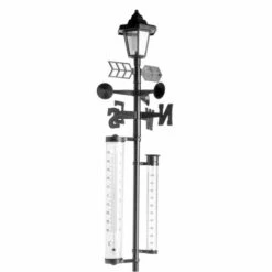Station Méteo Complète à énergie Solaire - Astuceo - Noir -Luminaire solaire Soldes 2022 39648925 3