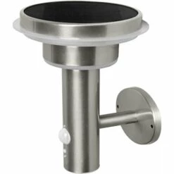 LEDVANCE, S.A.U LEDVANCE Applique Murale Solaire à Double Cercle Endura Style, Acier Inoxydable, 6 W, Acier, Taille Unique - Stahl