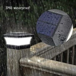 Lumière De Capuchon De Poteau Solaire, Appliques Murales De Jardin Étanches Ip65, Lumière Pilier Solaire, Lampe De Capuchon Poteau Paysage Pour Pavillons Cour Jardin Mur Supérieur Rue, Lumière Chaude GrooFoo -Luminaire solaire Soldes 2022 40905428 4