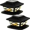 AIDUCHO 2 Pièces Lampes De Poteau De Chapeau Solaires Extérieures Lumières De Poteau LED Étanches Lampadaires Solaires De Clôture Décorative Adaptés (Noir) 1 AIDUCHO 2 Pièces Lampes De Poteau De Chapeau Solaires Extérieures Lumières De Poteau LED Étanches Lampadaires Solaires De Clôture Décorative Adaptés (Noir) -Luminaire solaire Soldes 2022 40916616 1